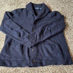 Polo Mens 100% Wool Cardigan